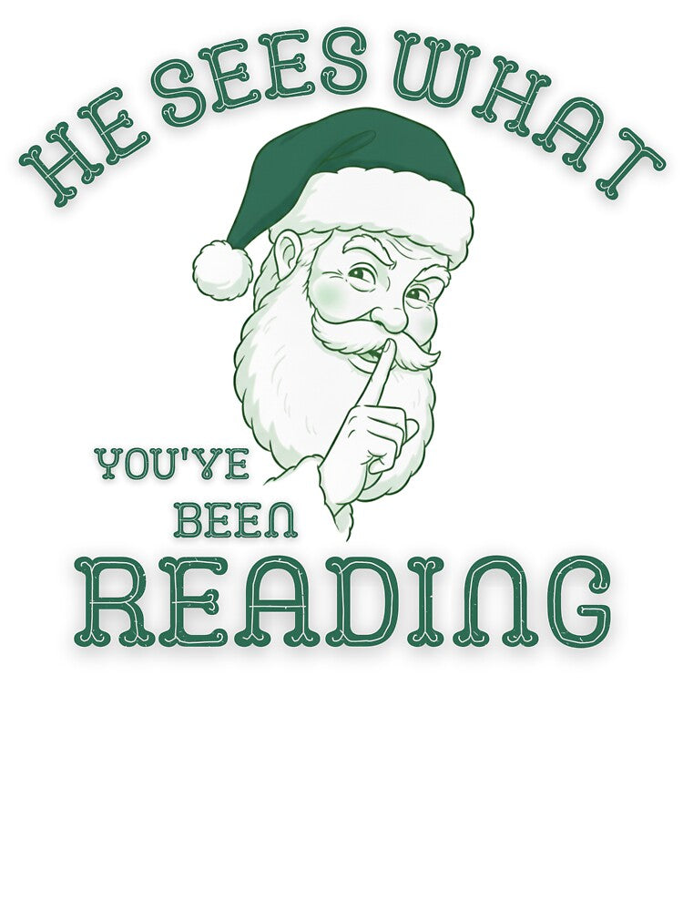 He Sees What You've Been Reading by Revolving-Book