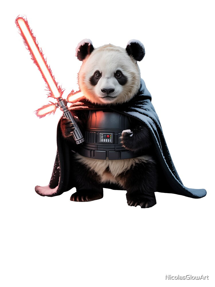 Panda Ren with Lightsaber by NicolasGlowArt