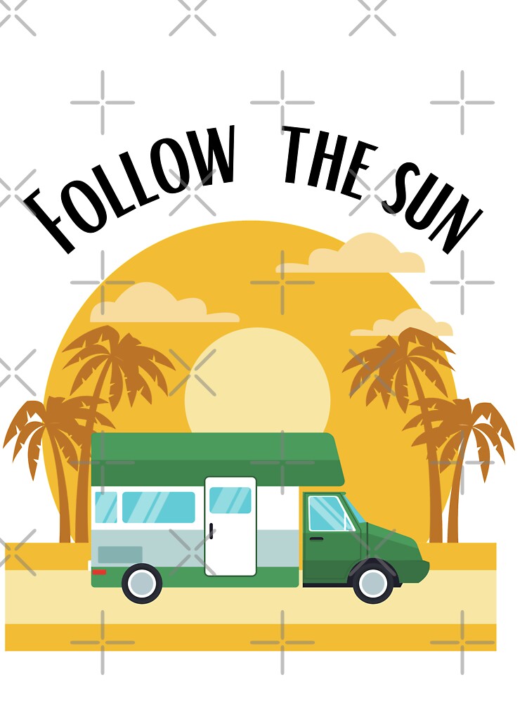 Home is where you park it van life | Follow the sun van life by Zoef-Design