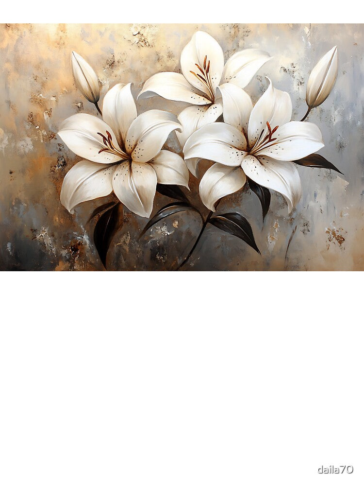 White Lilies Champagne Glow by daila70