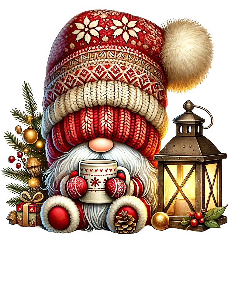 Serene Gnome Christmas Light by chicdeboutique