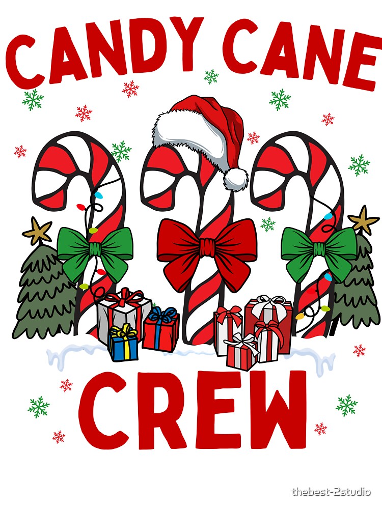 Candy Cane Crew Funny Family Christmas Matching by thebest-2studio