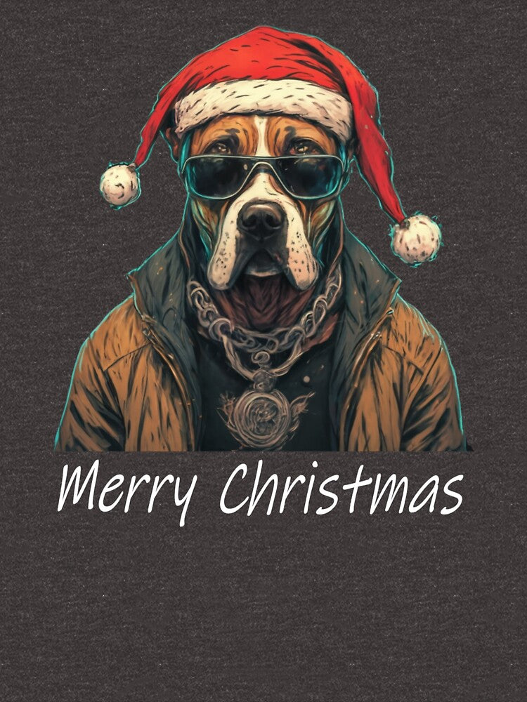 Merry Christmas Gangsta Dog 2 by TellenYa