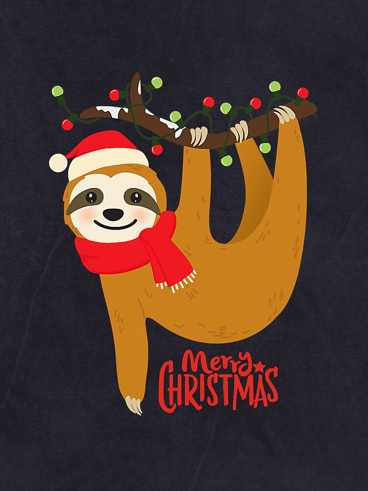 Lazy Sloth Christmas Nap Sloth Lazy by SkyCloudBlue