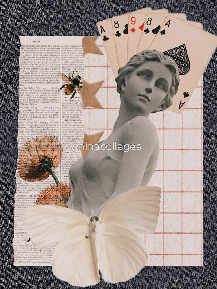 Spring muse dark academia collage by ninacollages