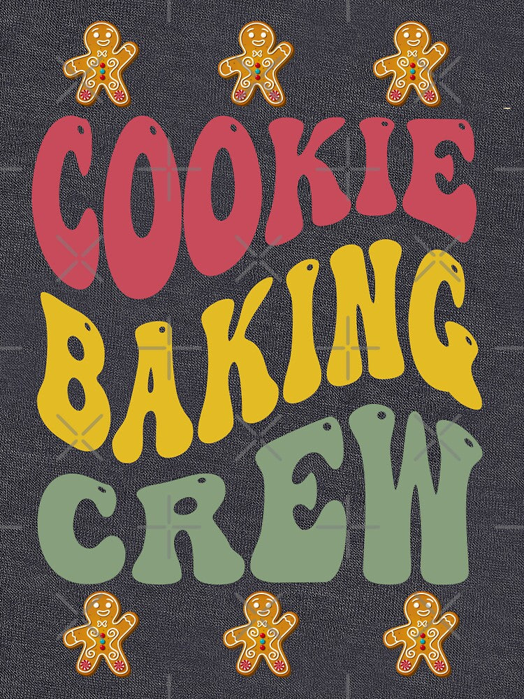 Retro Christmas Tshirt Design for Baking Lovers, Baking Christmas by Mariana Piana