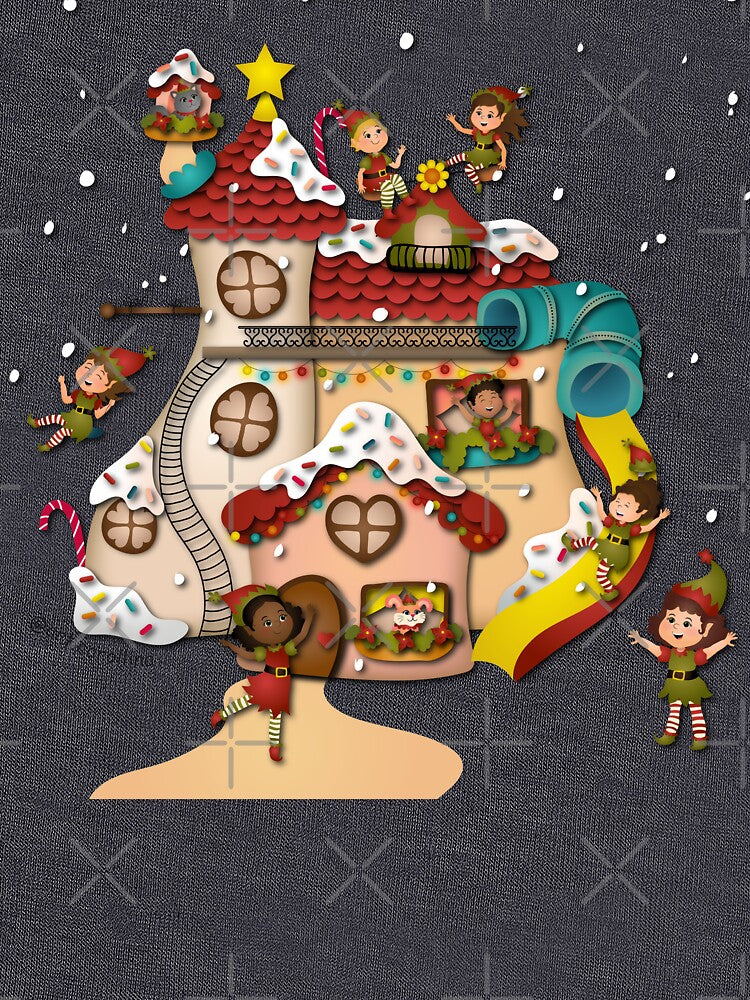 Christmas Elf Slide House by ArtCarollina