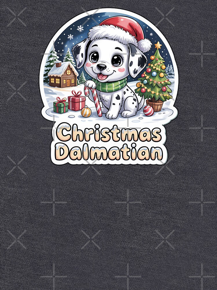 Christmas Dog Dalmatian Sticker – Cute Holiday Puppy Gift by Nuist25