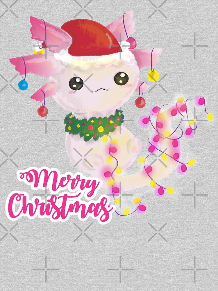 merry christmas axolotl santa by Gossip Rag