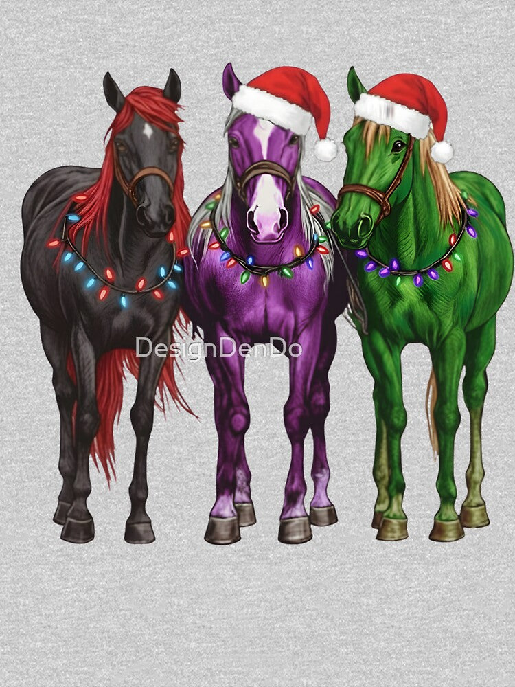 Christmas Horses, Christmas, Western Christmas, Cowboy Christmas, Horse Lover, Country Christmas by DesignDenDo ⭐⭐⭐⭐⭐
