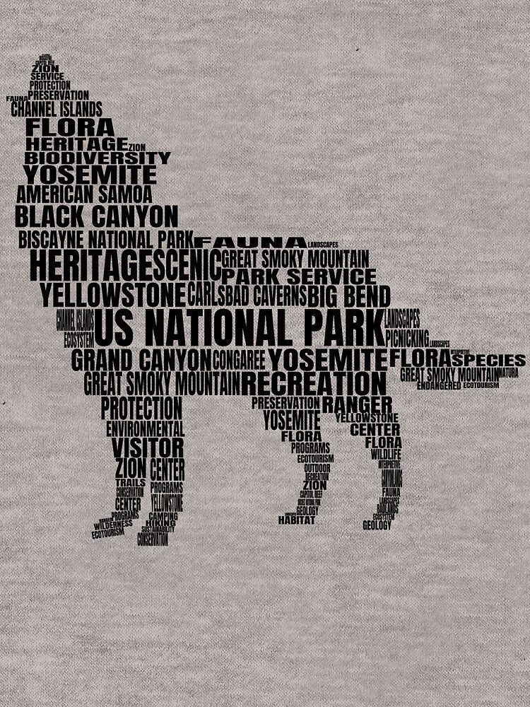 US National Parks Wolf Hiking Campground Kids Camping Gear by DynamicDesign