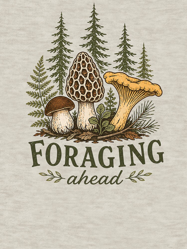 Foraging Ahead Mushrooms by CampAndCoast