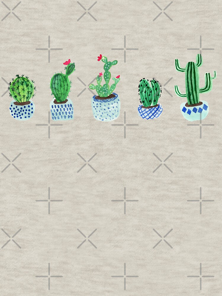 Cactus in watercolor by Harpley Design Studio