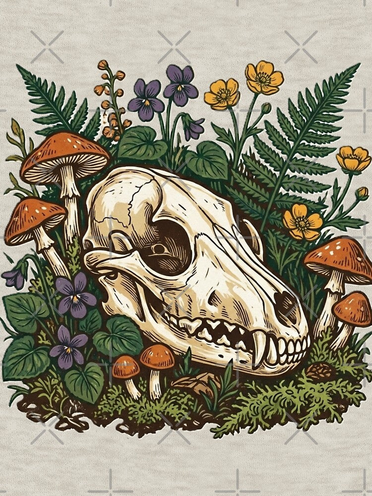 Goblincore Skull by Late Theory