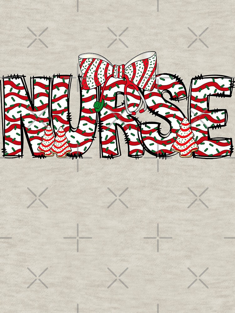 Coquette Nurse Christmas by Amitta Art