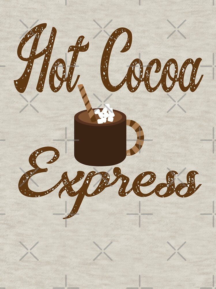 Hot Cocoa Express Sweatshirt, Christmas Sweatshirt, by DAM Creative, by DAM Creative ⭐⭐⭐⭐⭐