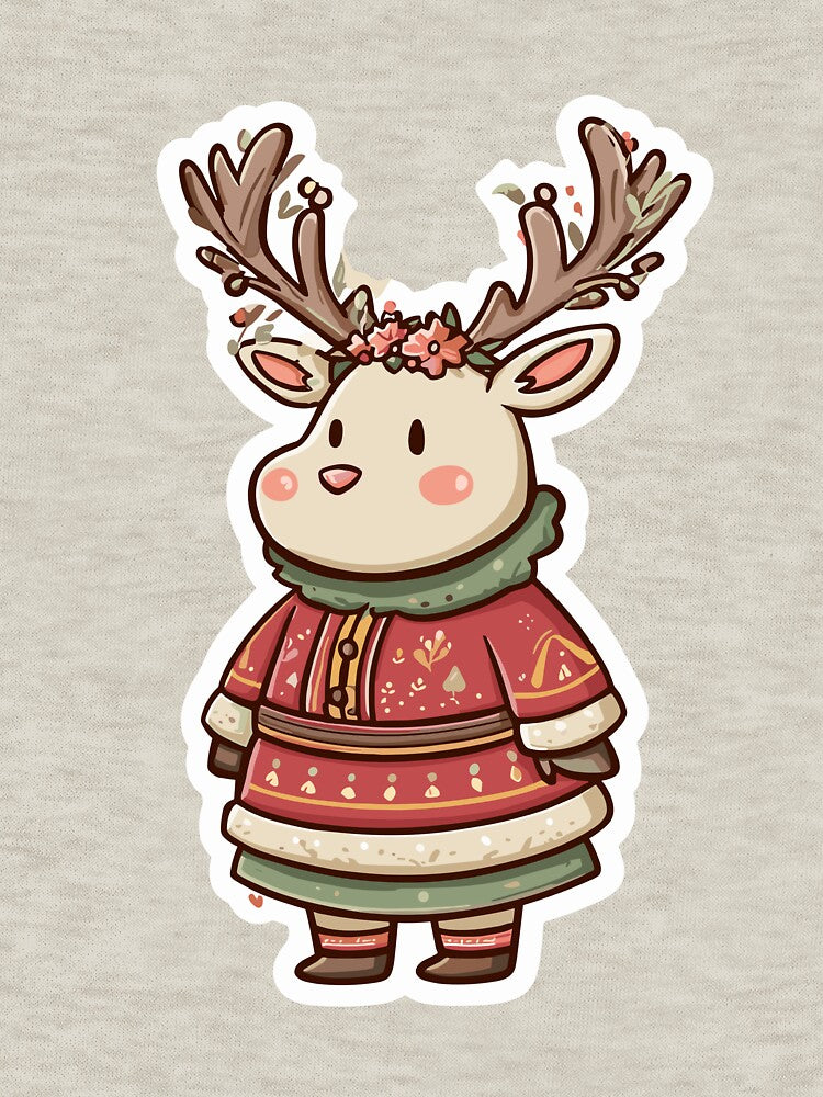 Adorable Snow Reindeer by bapupa