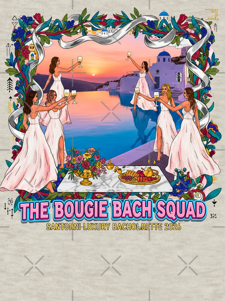 Santorini Luxury Bachelorette: Bougie Bach Squad Greece by FitEnvy