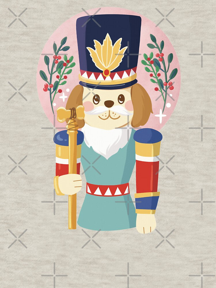 Funny Christmas Dog Nutcracker by Yunipop