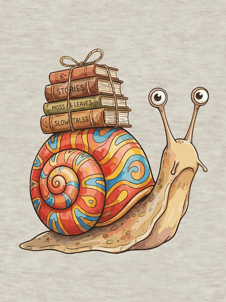 Magical Cottagecore: Snail Shell Library by bapupa