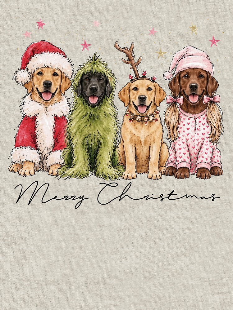 Christmas Dogs Funny Dog Mom Holiday Pet Lover by Holyiury