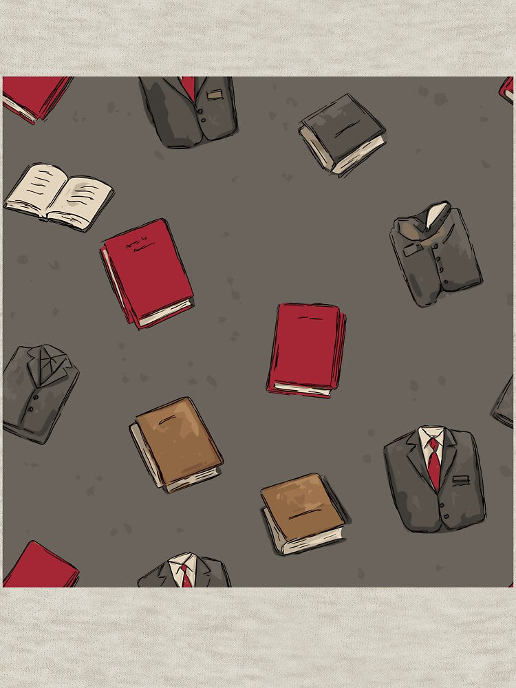 Intellectual Dark Academia Pattern by bapupa