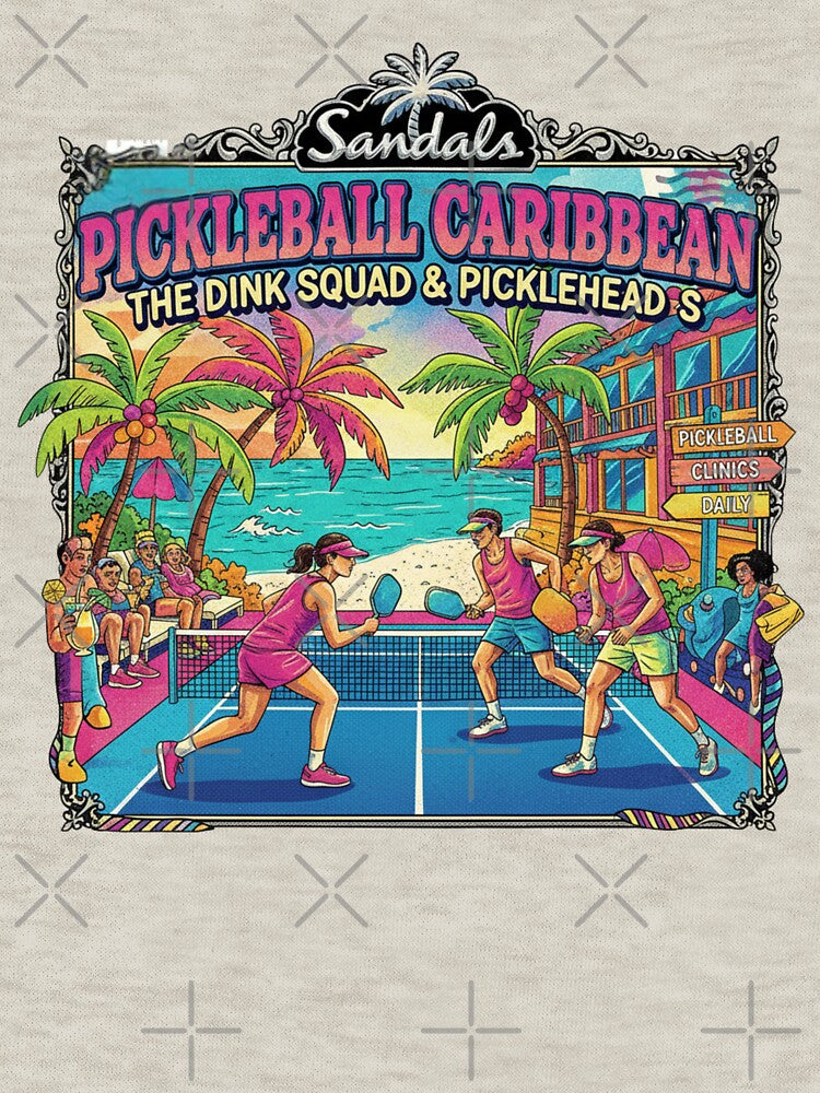 Pickleball Paradise Sandals Resort Jamaica Caribbean Vacation by FitEnvy