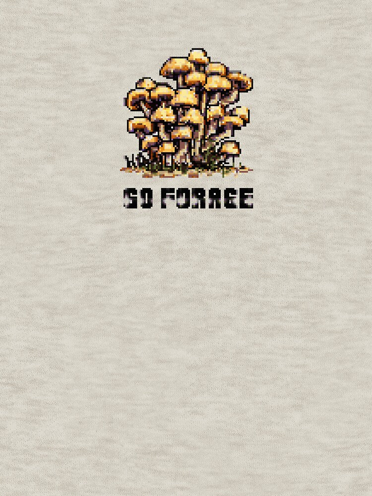 Go Forage mushroom fungus lover Pixel Art by TrixieePixels