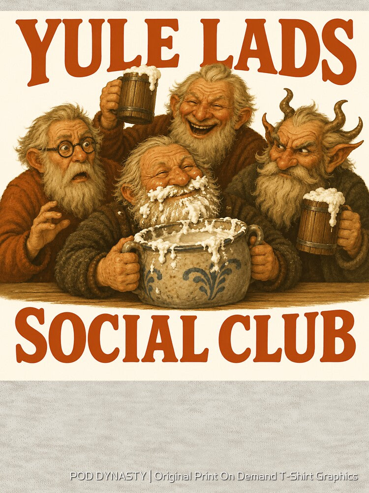Yule Lads Social Club for Iceland Folklore Fans by POD DYNASTY | Original Print On Demand T-Shirt Graphics