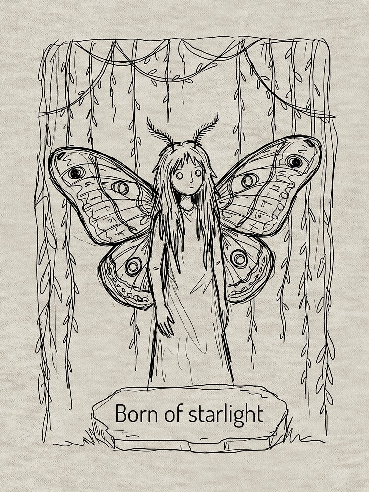 Moth Entity Veil - Fairycore Aesthetic by bapupa