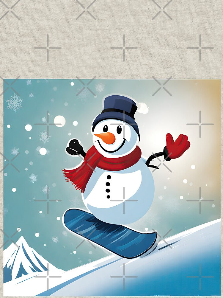 Snowman Snowboarder #6 On Vacation -   Frosty's Wave Dance by Artekinium