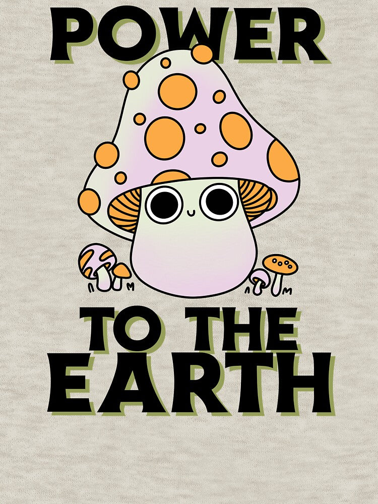 Mushroom Hunter Power To The Earth by ZTL Digital Creations