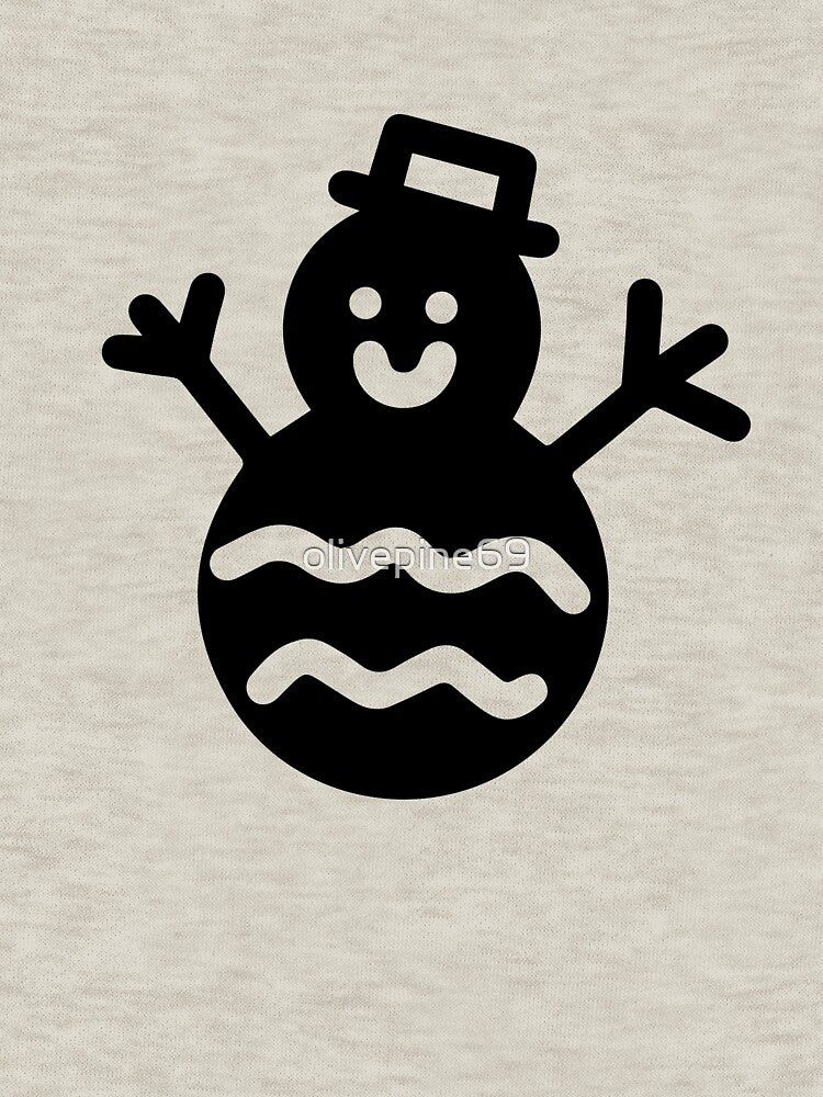 Christmas snowman cartoon smile character winter by olivepine69