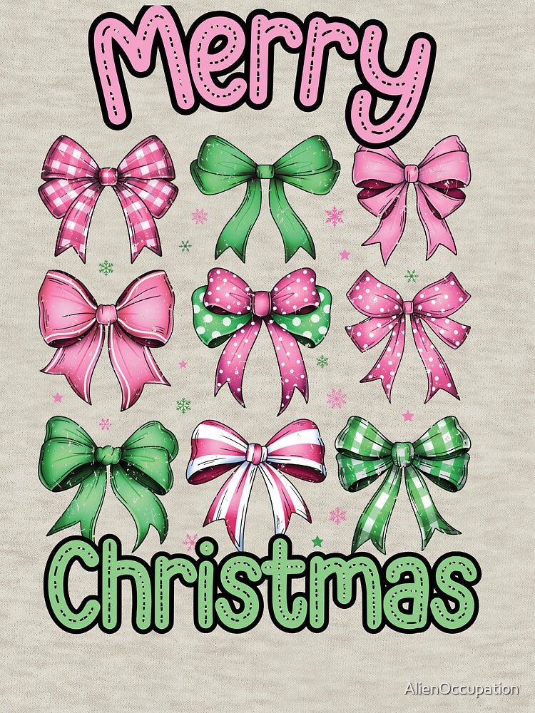 Merry Christmas Coquette Bows by AlienOccupation