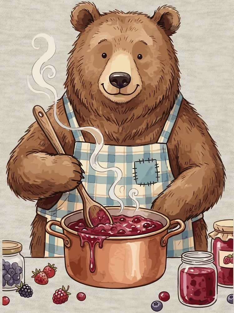 Rustic Cottagecore: Bear's Berry Jam by bapupa