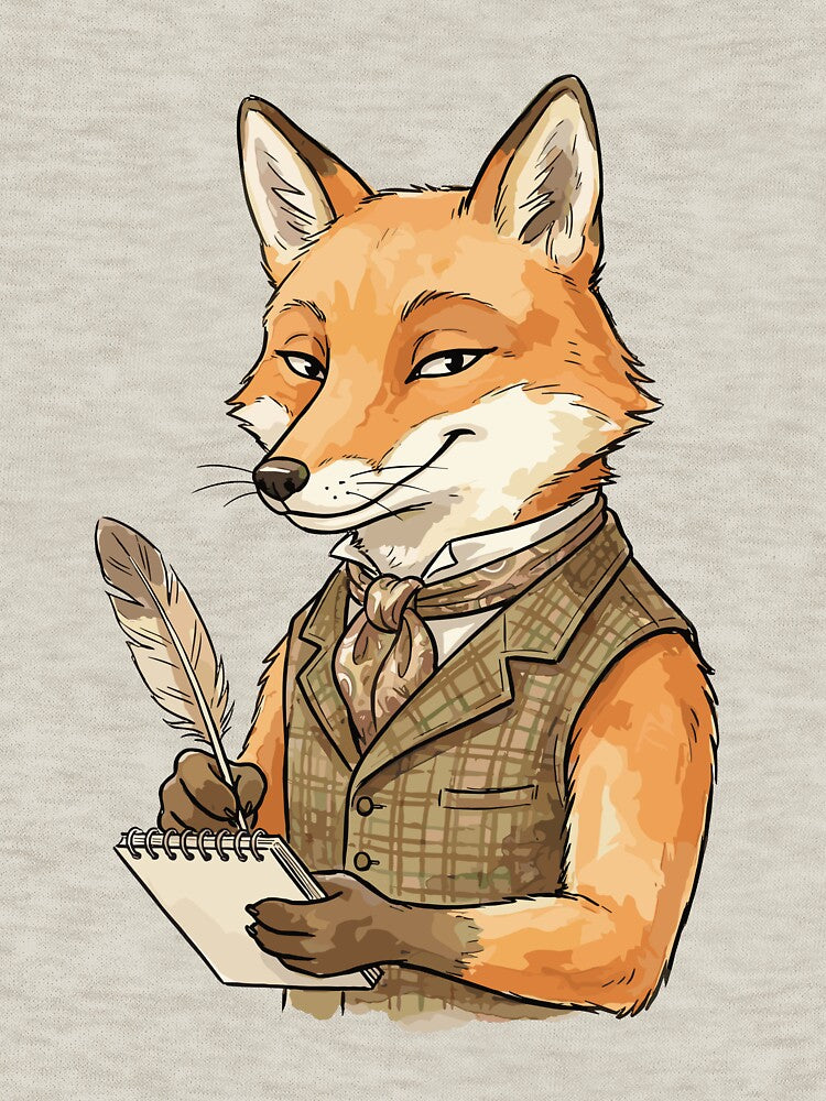 Vintage Dark Academia: Tweed Vest Fox by bapupa