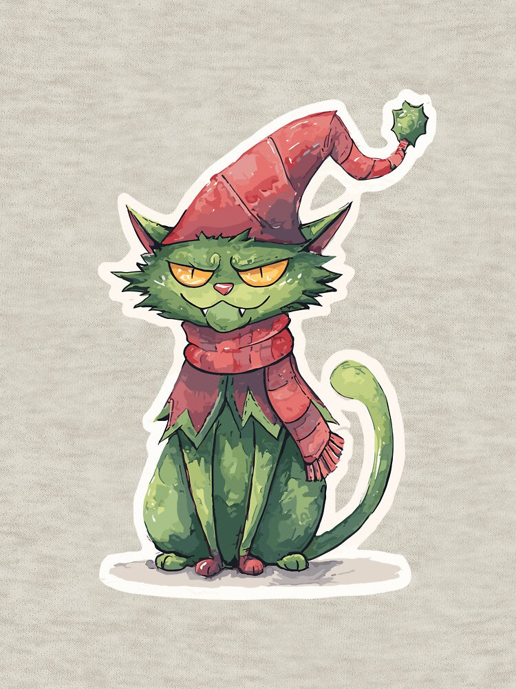 Antique Christmas Yule Cat by bapupa
