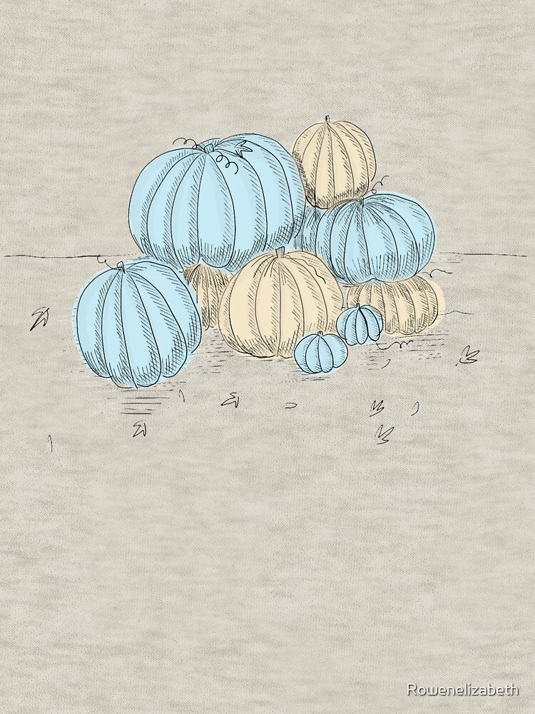 Autumnal pumpkins by Rowenelizabeth