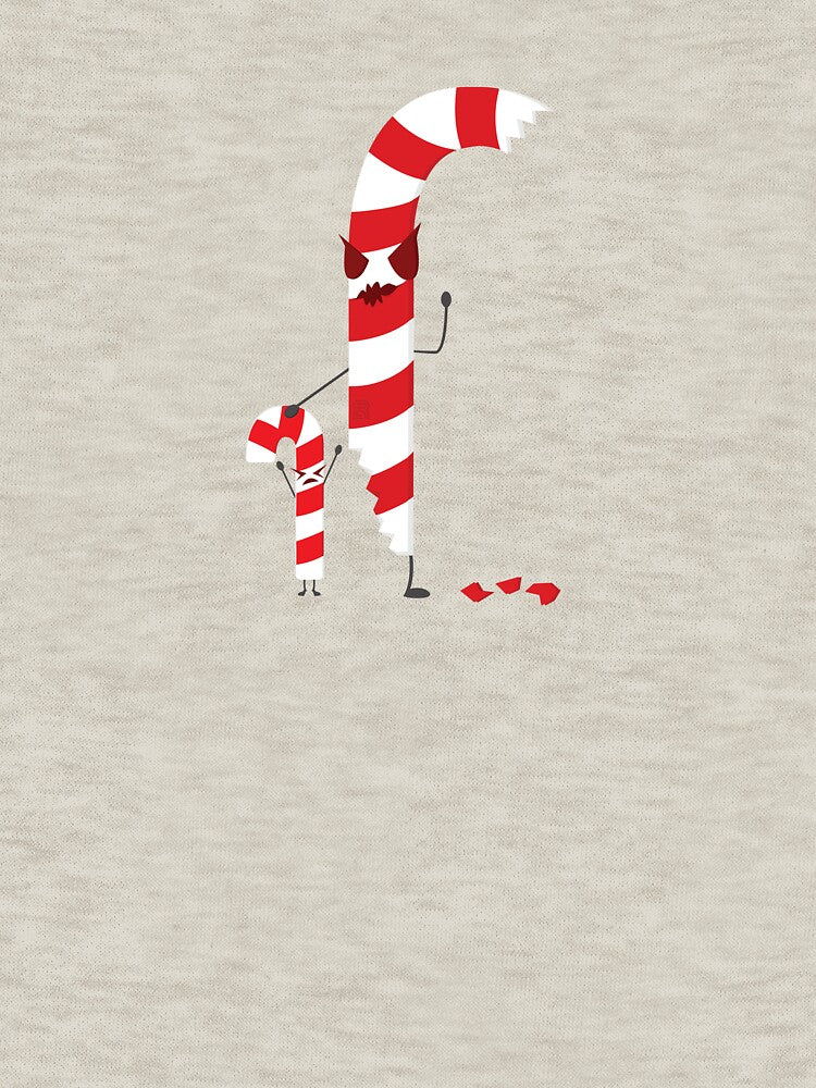 Candy Cane Monster by boredcreativet