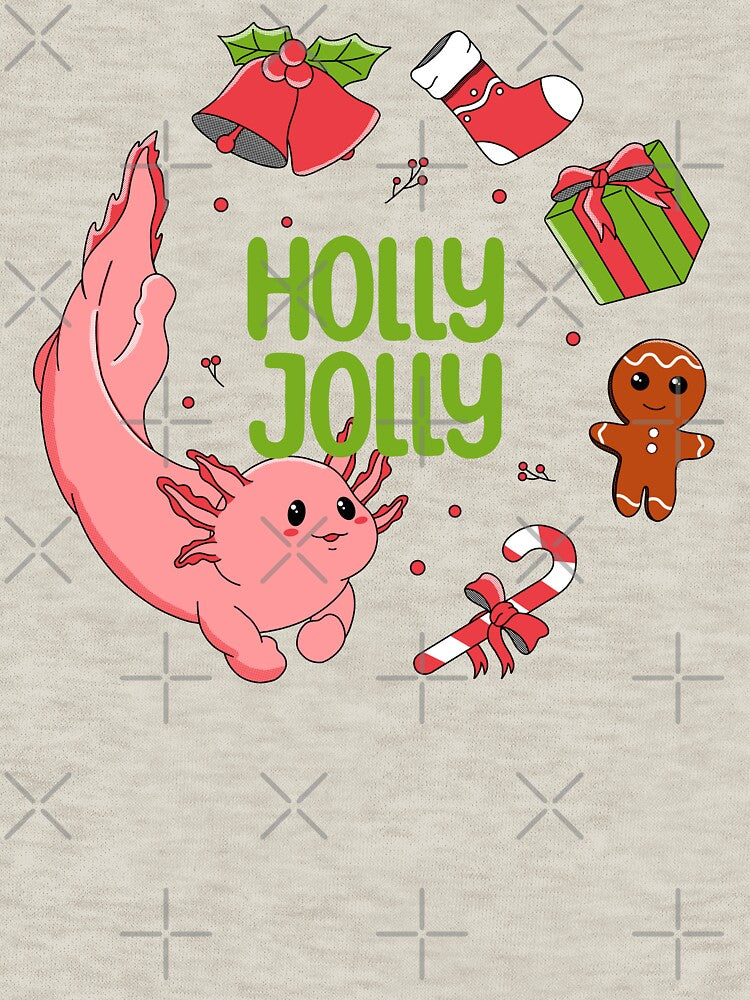 Holly Jolly Axolotl by Kimprut