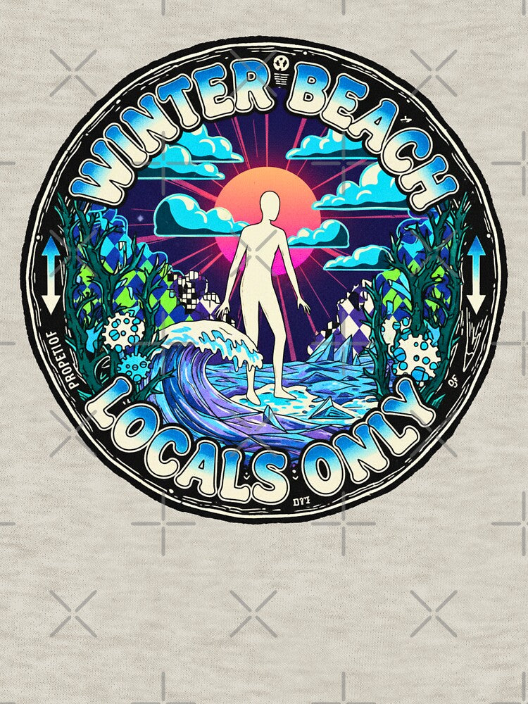 Winter beach solitude | Main Character Energy Gift for Locals by FitEnvy