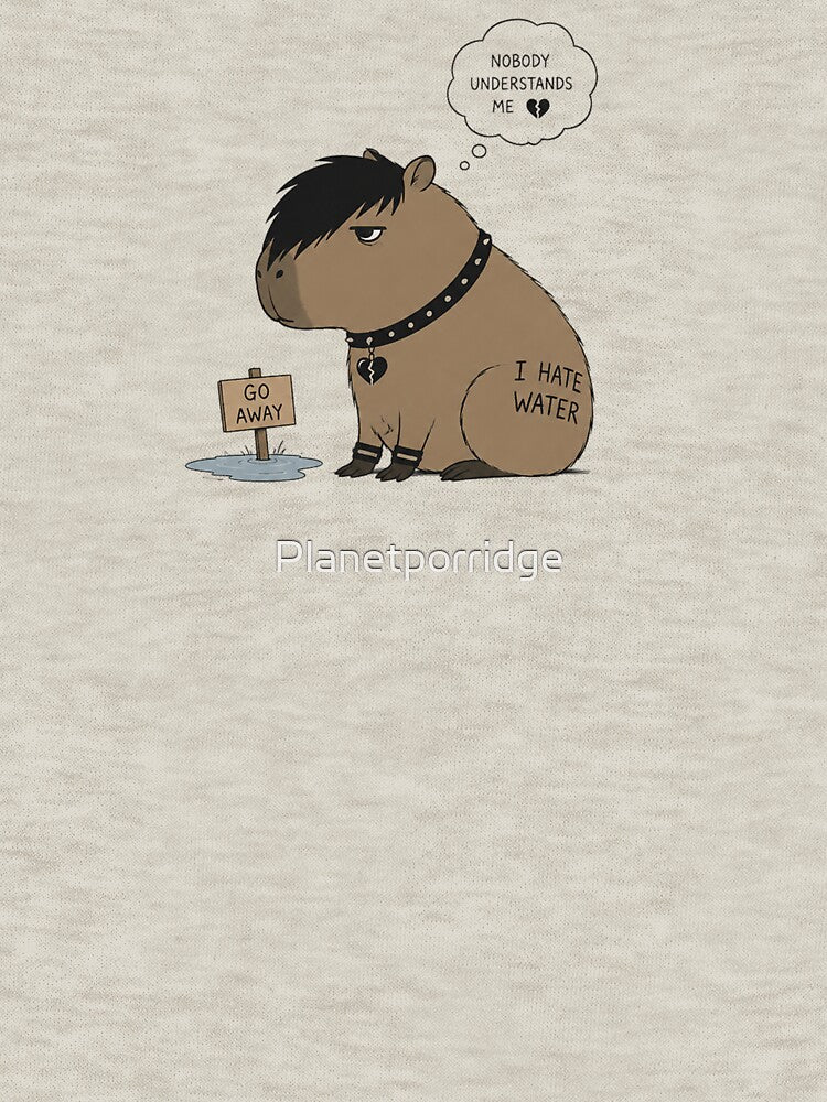 Sad Capybara by Planetporridge
