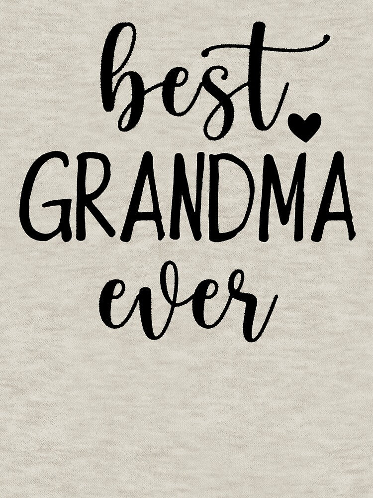 cute new grandmother gift from grandkids best grandma ever, best grandma ever, promoted to grandma, awesome grandma, blessed grandma by RedArtsDesign