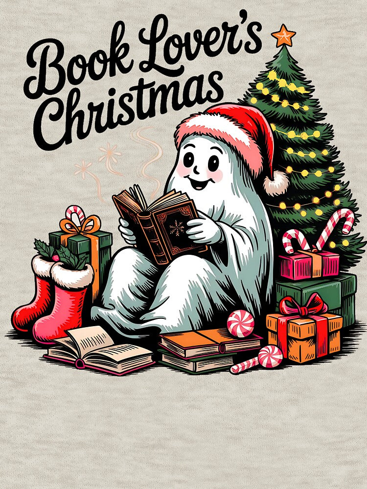 Christmas Ghost Reading Books – Cute Book Lover Holiday Classic T-Shirt by Shivartdesign36