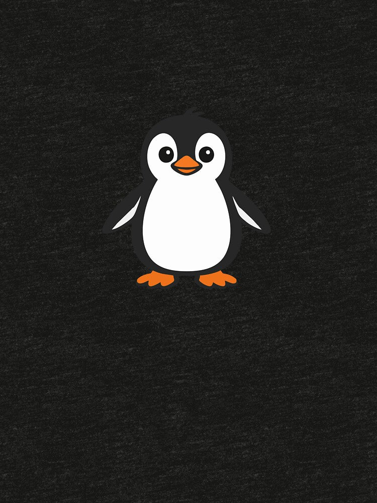 Cute Cartoon Penguin Adorable Chibi Baby Penguin Art by SolutionsArt