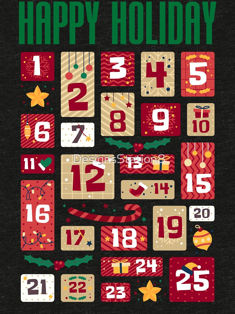 Christmas List Merry And Bright Christmas Gift by DesignsStation8