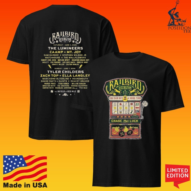 Railbird Festival Lexington Slot Machine Lineup Unisex