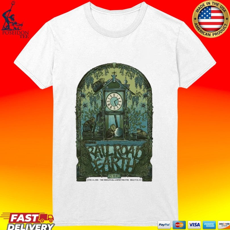 Railroad Earth Jun 5-6 2026 In Bellvue Co Unisex