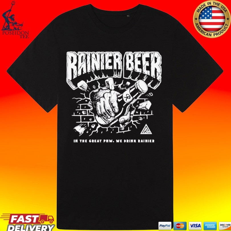 Rainier Beer Sasquatch Smash In The Great Pnw We Drink Rainier Unisex