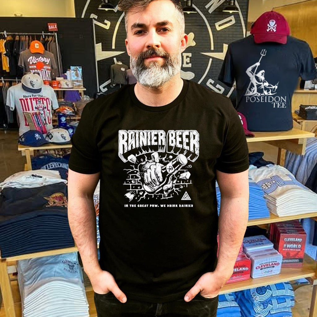 Rainier Beer Sasquatch Smash In The Great Pnw We Drink Rainier Unisex